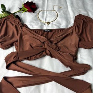 🤎crop top size L🤎